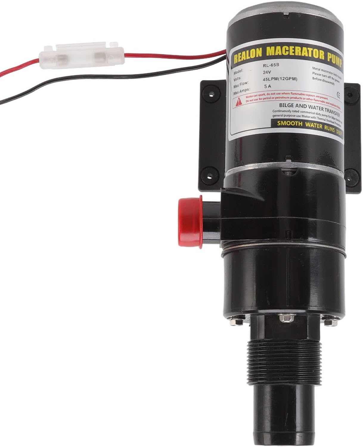 24-v-abwasserhebeanlage Mit Hoher Förderleistung Von 45 L/min, Doppelausführung, Für Toiletten, Wohnmobile, Yachten, Küchen, Abwasserverstopfungen, Mehrfachschutz (24 V)
