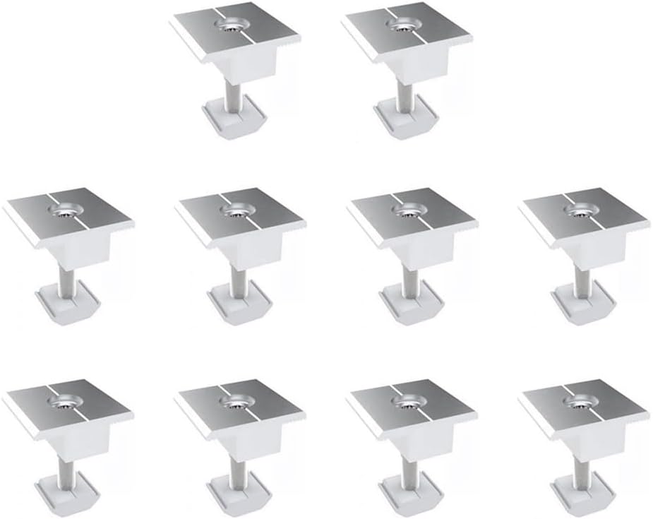 10er-pack Verstellbare Solarmodulklemmen – Photovoltaik-montagehalterung Für Solaranlagen – 30 Mm – Einfache Montage Und Handhabung