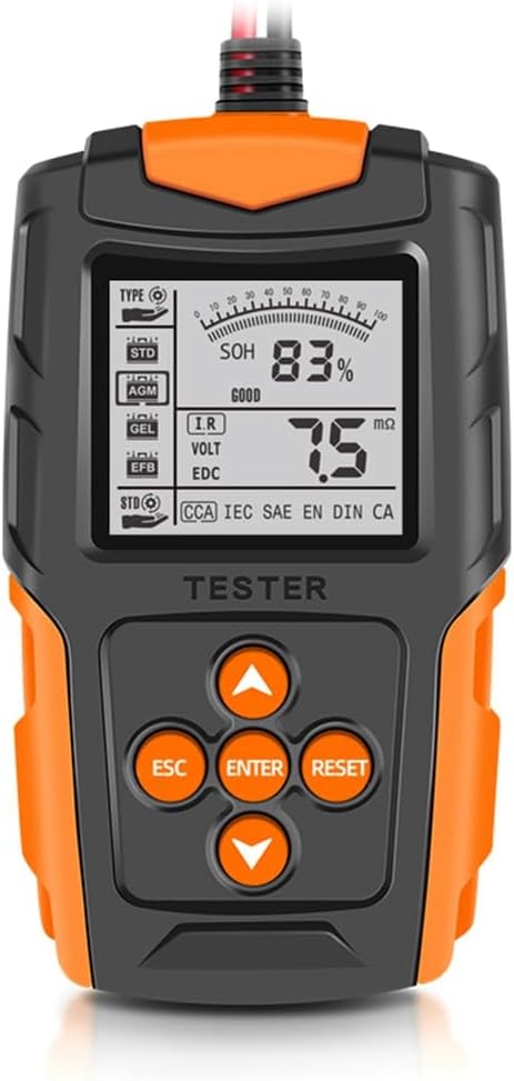 Professioneller Autobatterietester – 12 V/24 V – Digitaler Motorradbatterieanalysator Für Blei-säure-batterietests