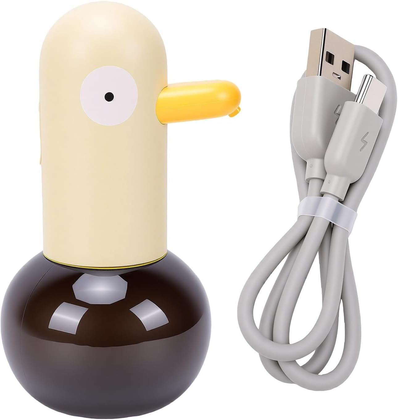 Duck Touchless Seifenspender, Ipx4 Wasserdicht (cremegelb)