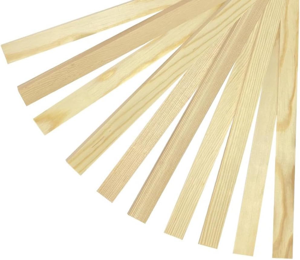 Set Mit 10 Holz-nudelhölzern Für Den Töpferunterricht, 5 Größen