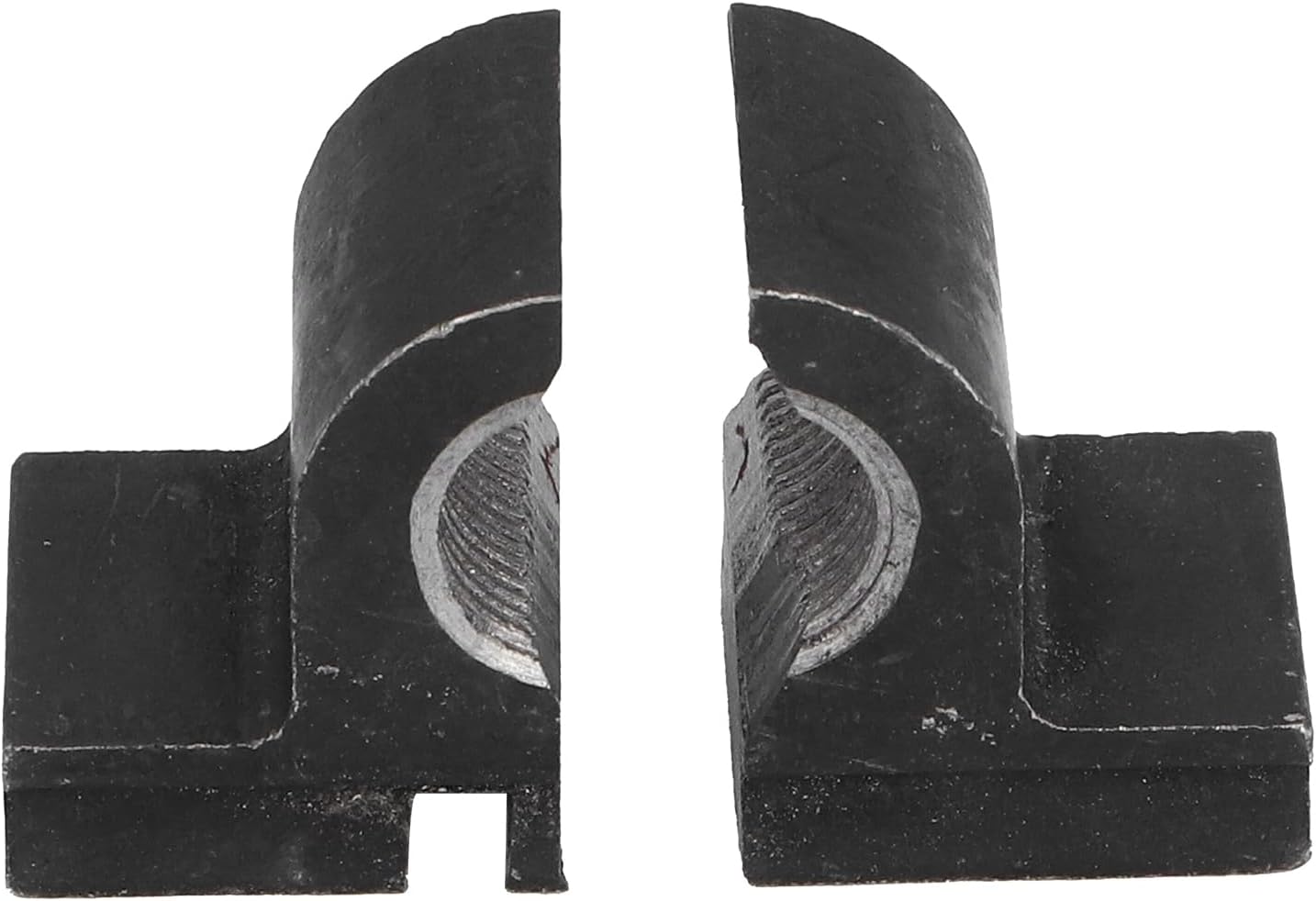 Satz Mit 2 Drehbank-halbmuttern – 16 Mm Hauptgewindemutter, 1,5 Mm Steigung, Schlitzausführung – Kompatibel Mit 0618 Cj18 Cj0618a 7 X 12 7 X 14 0618-3b – Gefertigt Aus Bearbeitungsstahl