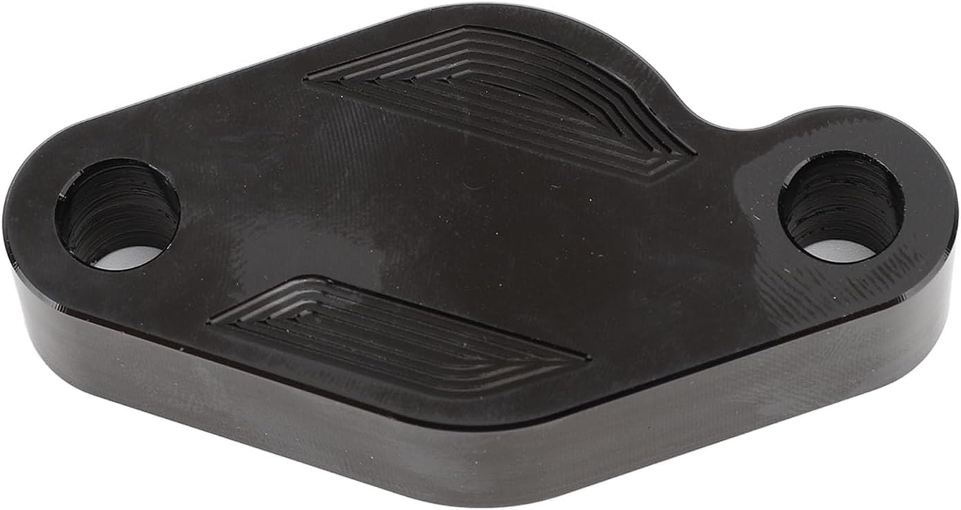 Cnc-gefräster Feststellbremsenplattensatz Aus Aluminiumlegierung Für 700r Yfz450r Yfz450x – Eloxiertes Schwarz Atv-hinterradbremsen-entfernungsdeckel Mit Gummidichtung (schwarz)