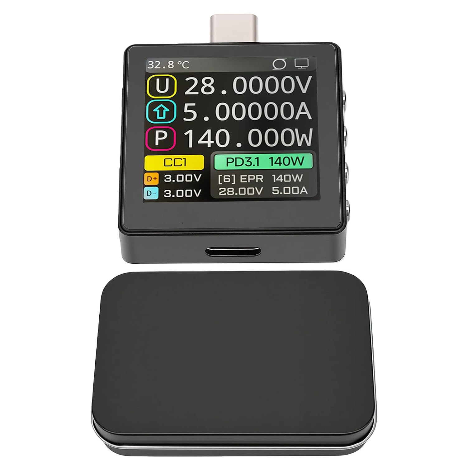 Usb-c-spannungs- Und Strommessgerät, 0,0001 A Pd3.1