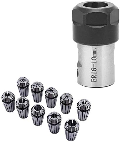 Packung Mit 10 Er16-federklemmen, Spannfutter Für Motorwelle, Verlängerungsstange, Spannstange, Drehbank, Innenstütze, 10 Mm