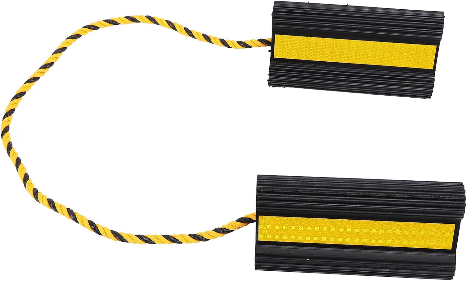 Robuste Radkeile Aus Gummi Mit Reflektorstreifen, 2er-pack, Rutschfeste Reifenstopper Für Pkw, Anhänger, Lkw, Wohnmobile, Parkstabilisatoren