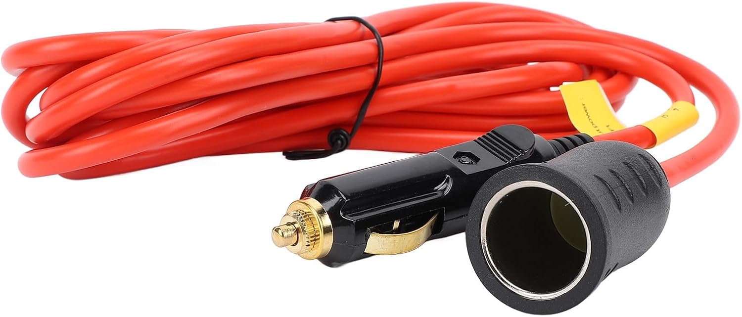 Zigarettenanzünder-verlängerungskabel, 12 V/24 V, 3,6 M (11,8 Fuß), 18 Awg, Robuster Dc-stromanschluss (stecker Auf Buchse) Mit 15-a-sicherung Und Kupferdraht