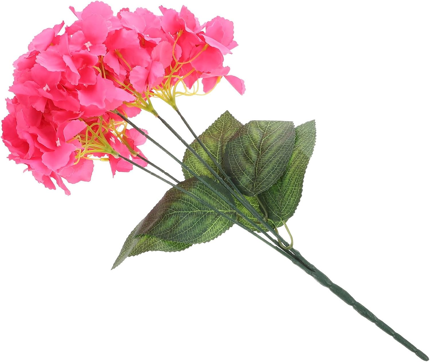 Künstliche Rosa Hortensienblüte, Seidenstiel, Realistisch, Romantische Hochzeit
