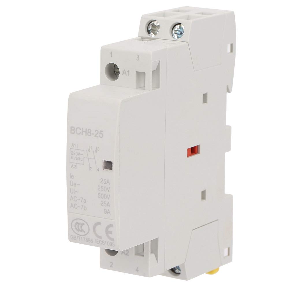 25a Wechselstrom-schütz 2p Din-schienenmontage Elektrischer Schalter 2no