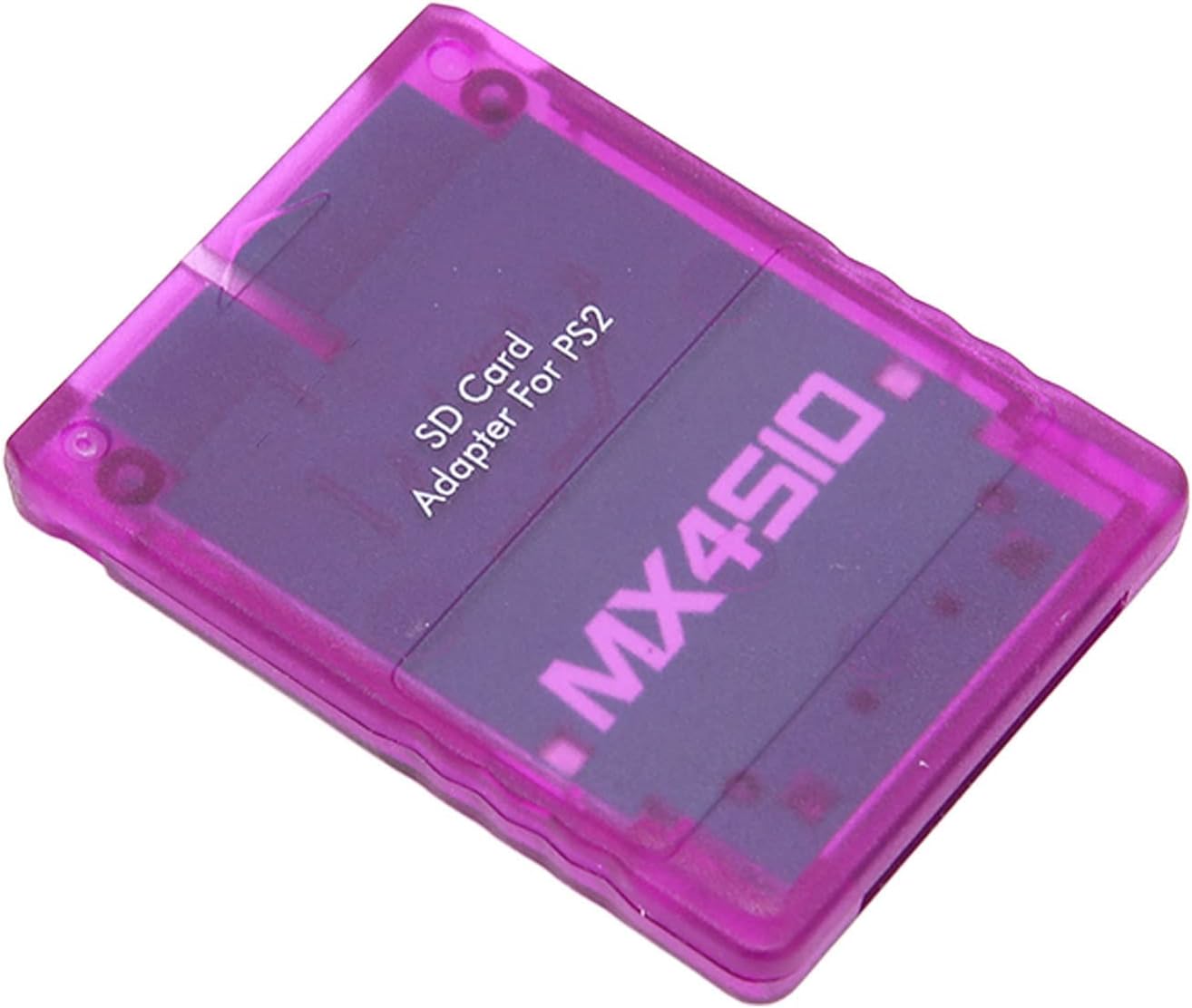 Mx4sio-adapter Für Speicherkartensteckplatz, Transparenter Speicherkartenleser, Plug & Play, Kompatibel Mit Homebrew-software Wie Opl (translucent Purple)