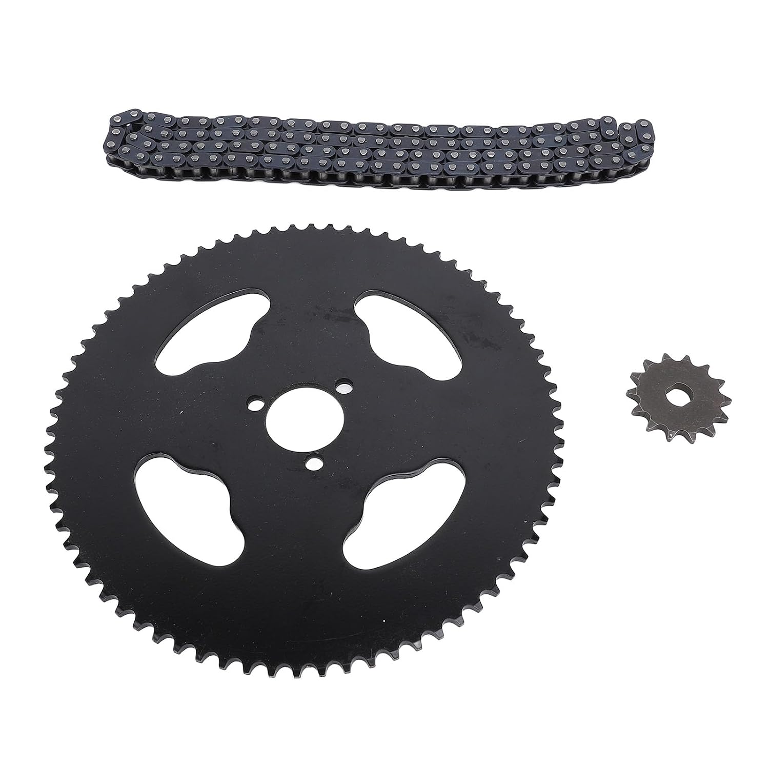 Modifizierter T8f-kettenradsatz Für Karts Und Motorräder Mit T8f 120 Gliedern – Hochwertige Stahlkonstruktion, 14t-ritzel Vorne Und 74t-ritzel Hinten