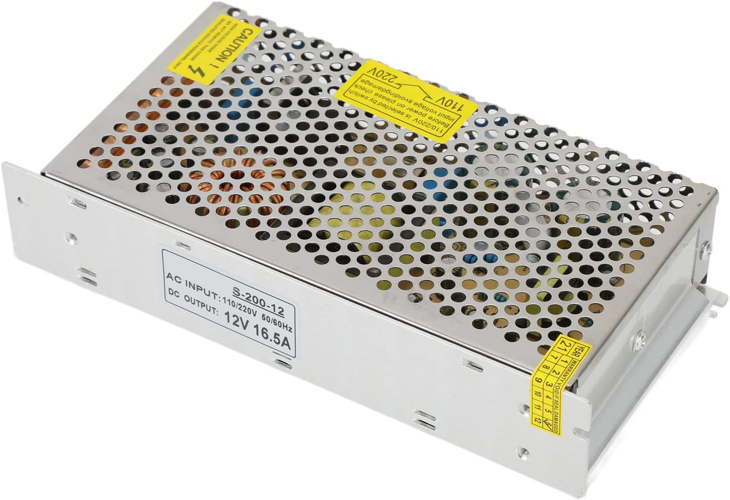 200-w-led-schaltnetzteil Aus Aluminiumlegierung, 110 V/220 V, Kompaktes Design, Schaltnetzteil Für Led-streifenbeleuchtung Im Innen- Und Außenbereich