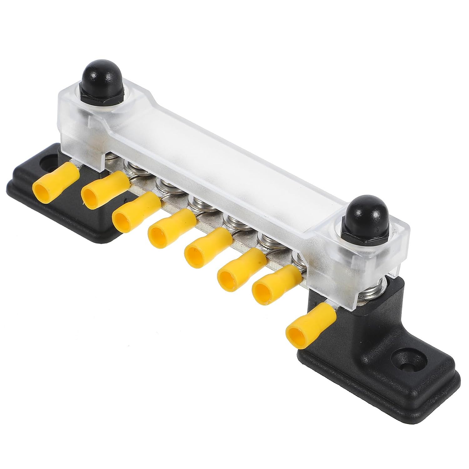 150a 48v Stromverteilerblock, Stabile Stromübertragung Und Hohe Kapazität, 6-polige Messing-sammelschiene Für Yachten Und Wohnmobile