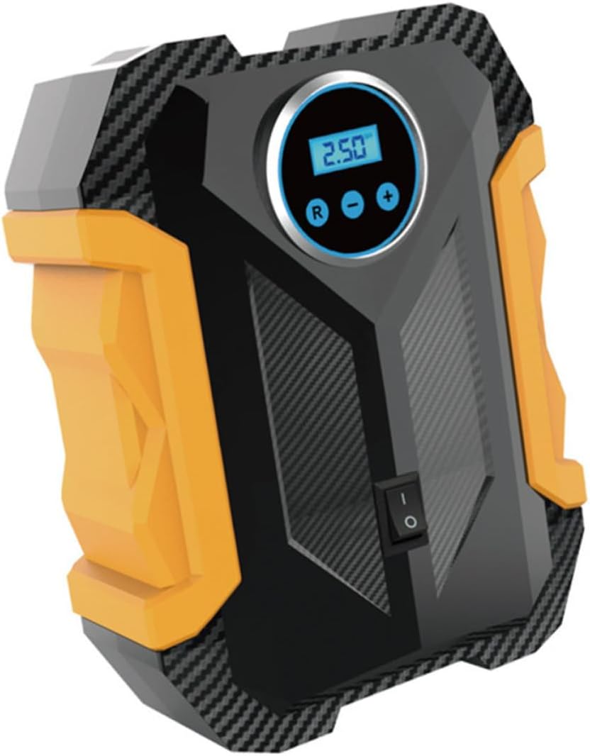 Tragbare Elektrische Luftpumpe Für Fahrzeugreifen, 12 V, Leicht, Digitalanzeige, Aus Abs- Und Pp-materialien, Für Autos Und Fahrräder