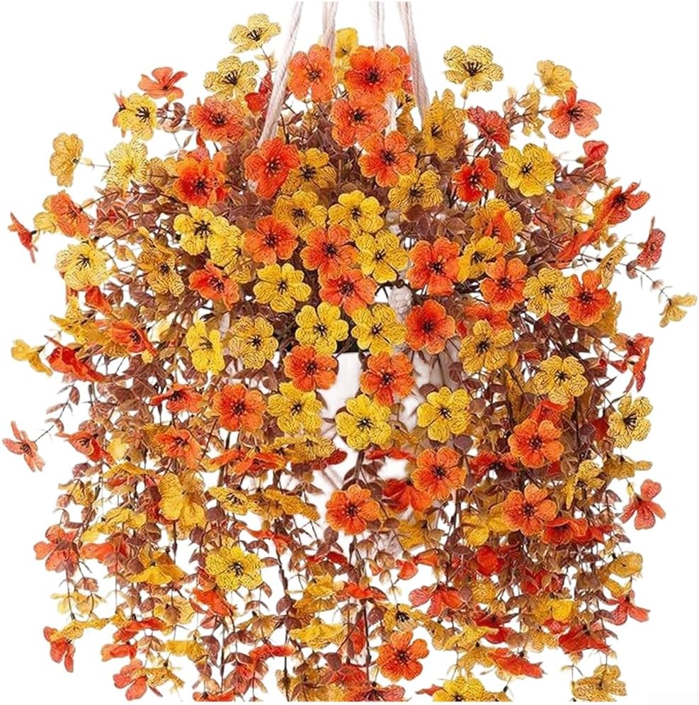 Künstliche Eukalyptusblüten Und Veilchen, 30 Cm, Zur Dekoration (d)