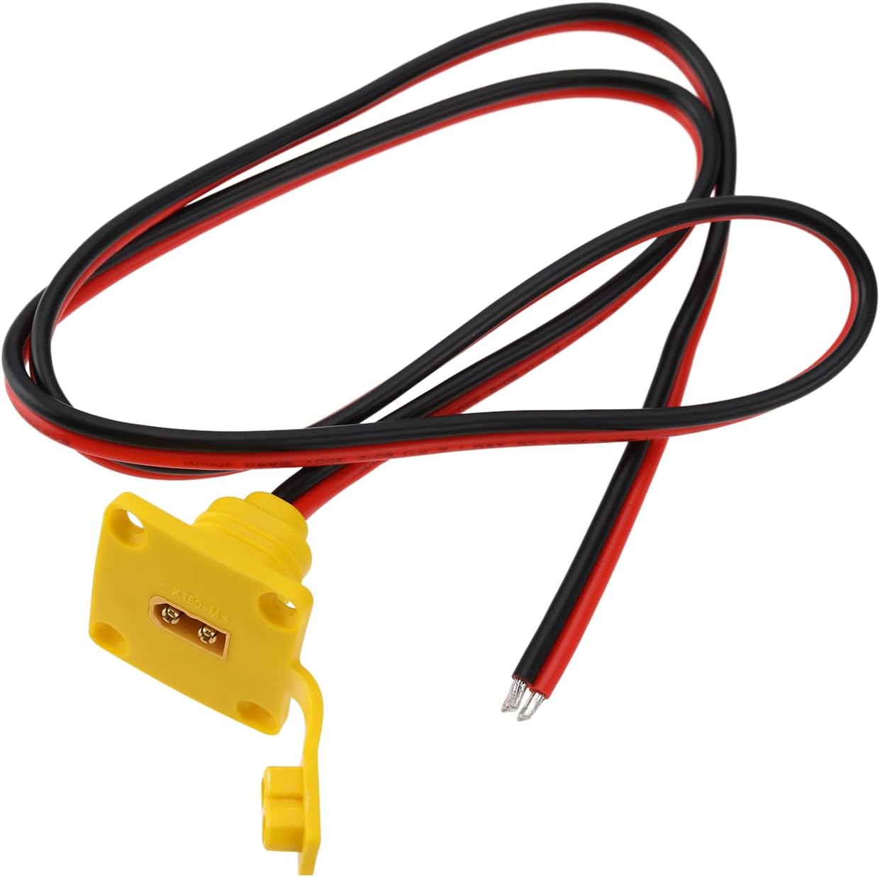 Xt60-stecker Auf Blindstecker-stromkabel, 12 Awg Ladekabel Für E-bikes, Solarpanel-adapter Für Ferngesteuerte Flugzeuge Und Spielzeugautos, 1 M