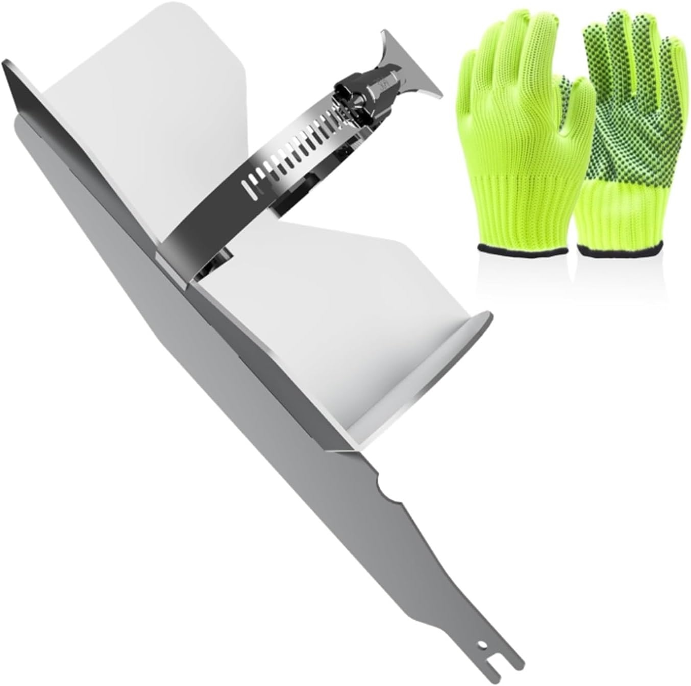 Aerosol-farbmischer Mit Einstellbarer Dosierung, Edelstahl-rührschar Aus Edelstahl, Farbmischer, Passend Für 2-3 Zoll Dosen (silber Mit Handschuhen)