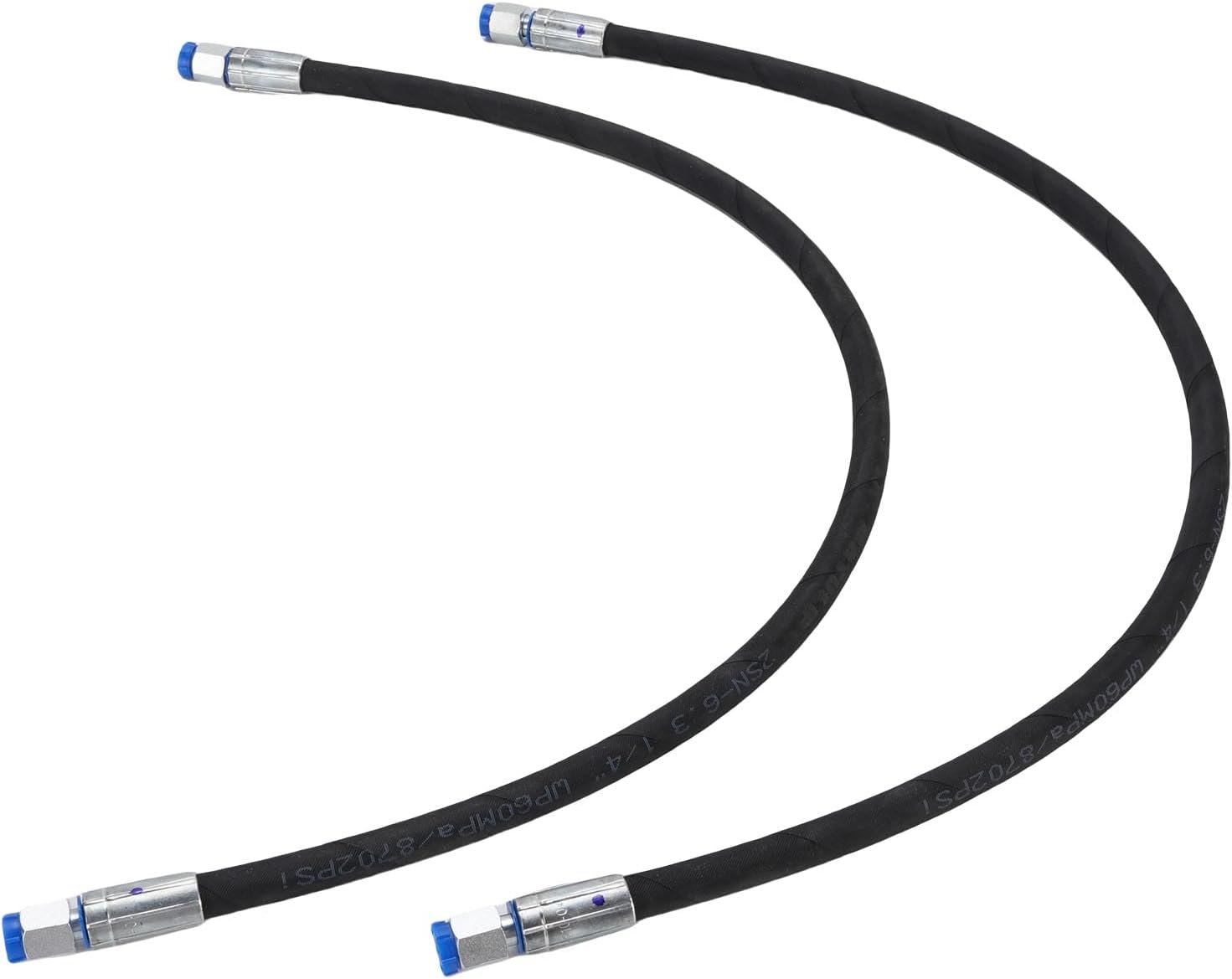 Gaspedalschlauch-ersatz Für Minibagger, M14 X 1,5 Mm Außengewinde X Außengewinde Schlauchbaugruppe, Ersatzteilset Mit Einer Länge Von 32 Zoll, Verbessert Die Effizienz