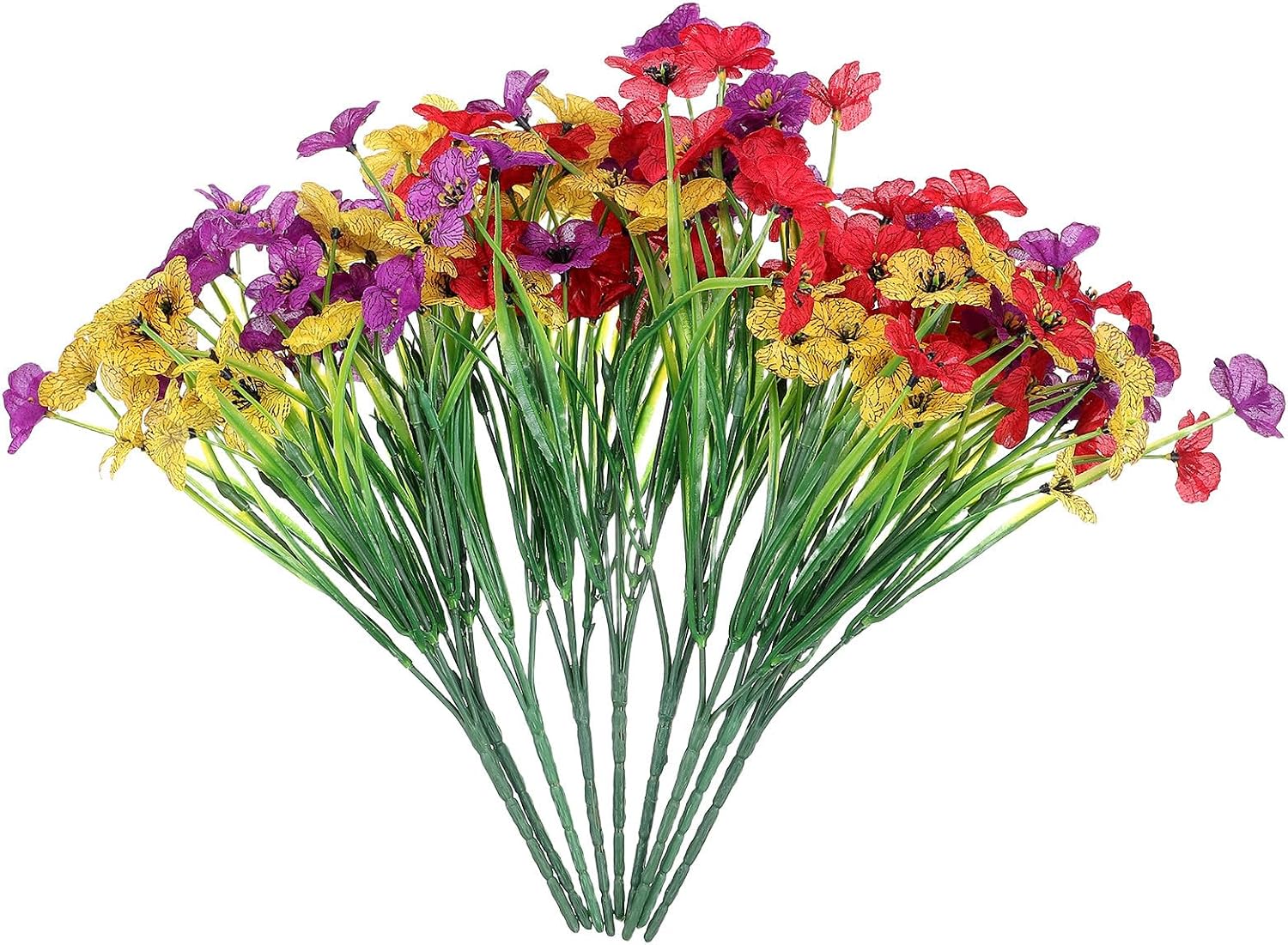 Künstliche Kunststoffblumen Für Den Außenbereich, 9 Stiele, Uv-schutz