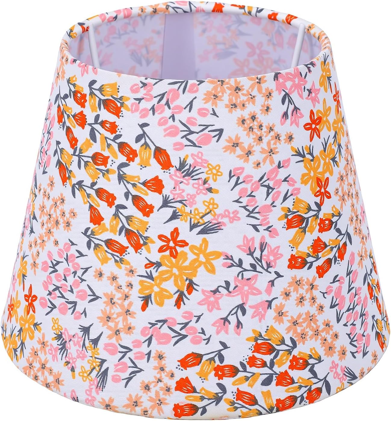 Lampenschirm Aus Stoff Im Vintage-stil Mit Französischem Blumenmuster, Für E27 E14 (b)