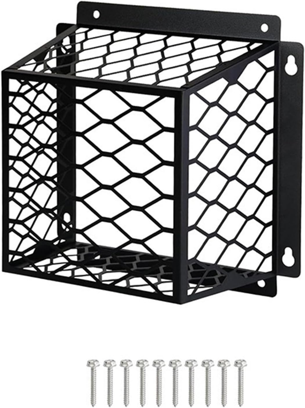 Vogelschutzgitter Aus Edelstahl, 7 X 7 X 5 Zoll (schwarz)