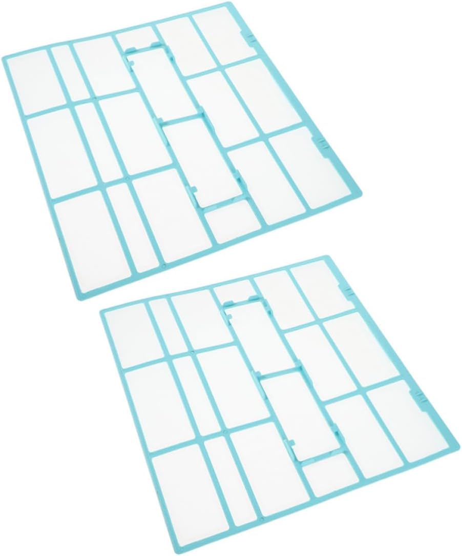 Luftfilter Für 1-ps- Und 1,5-ps-klimaanlagen, Staubschutzfilter Aus Kunststoff, Präzises Maschendesign, 2 Stück Für Zuhause Und Büro, Damensandalen