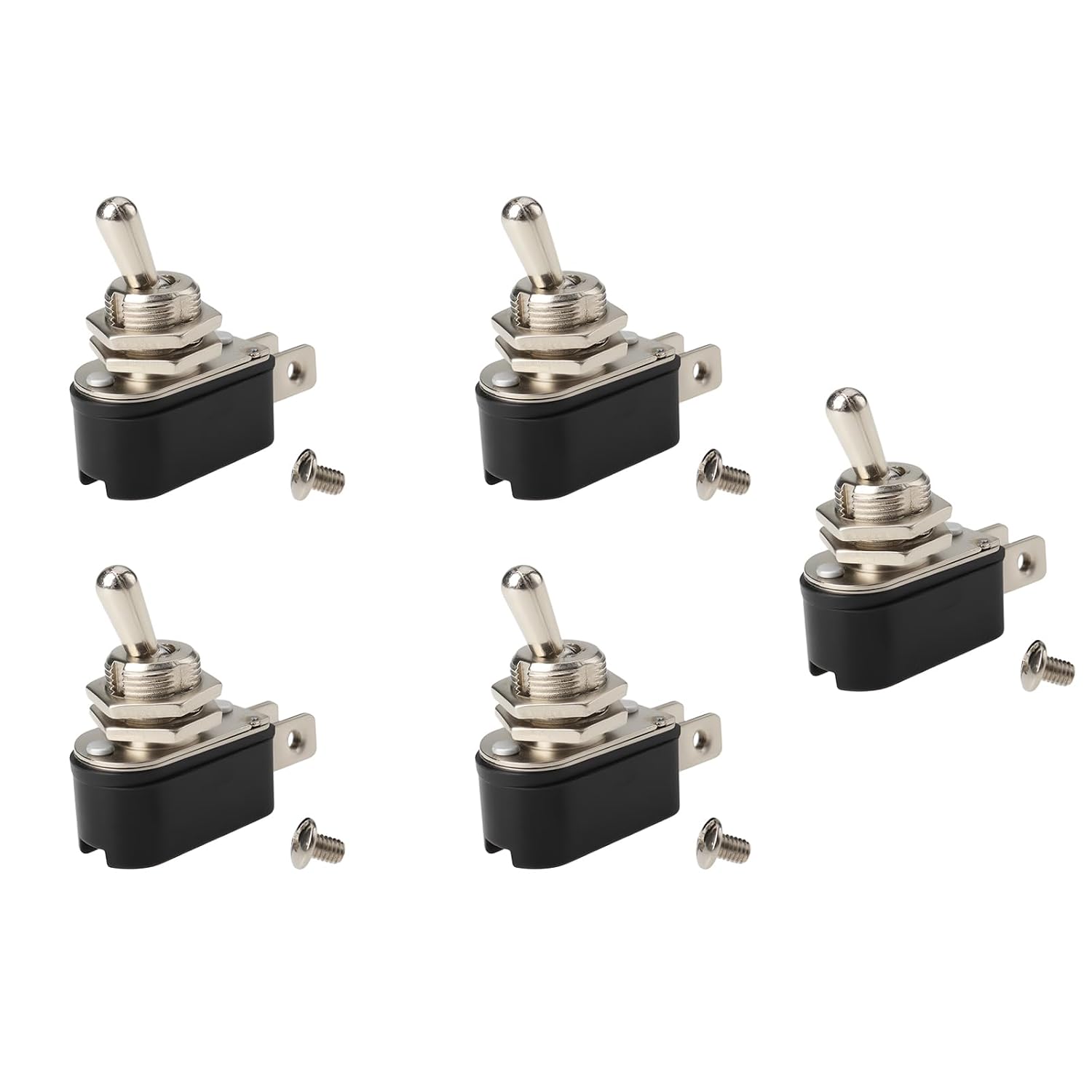 5er-pack Wippschalter Mit Seitlichen Anschlüssen S144 250v 3a Für Elektronik