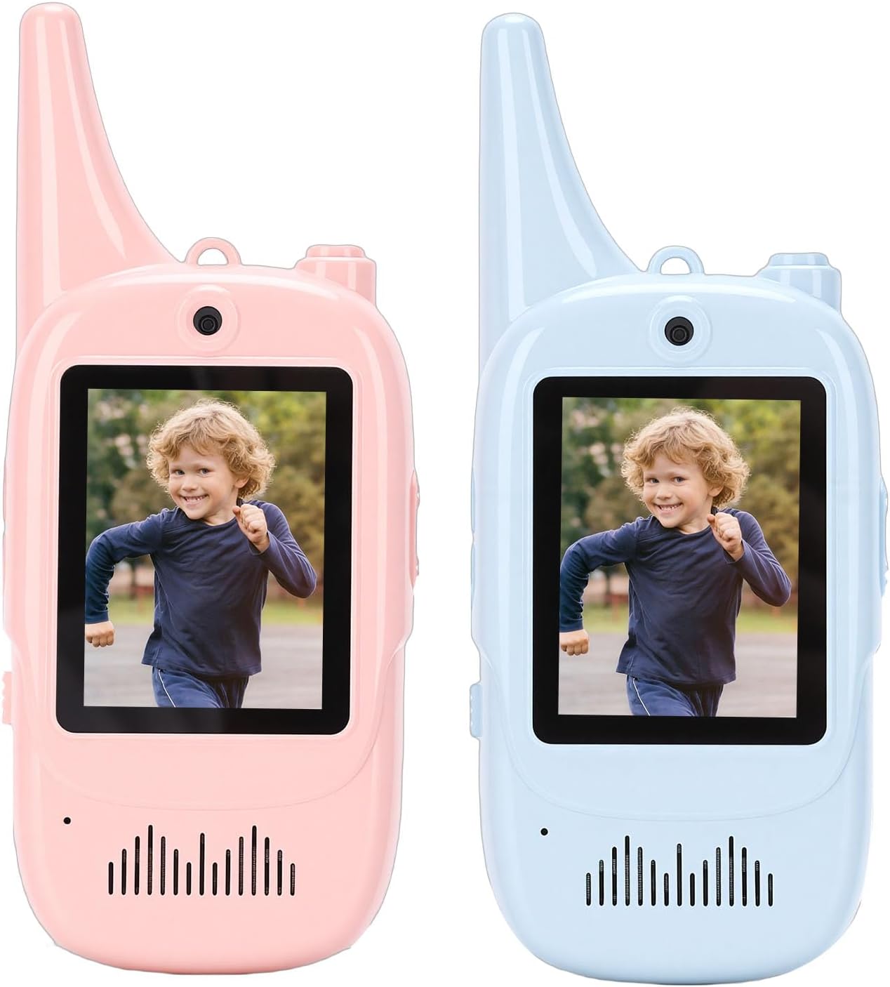 Video-walkie-talkies Für Kinder, Zwei-wege-videofunkgerät Mit Stimmverzerrer, Ideal Für Jungen Und Mädchen Von 3 Bis 12 Jahren, 5 Cm (2 Zoll)