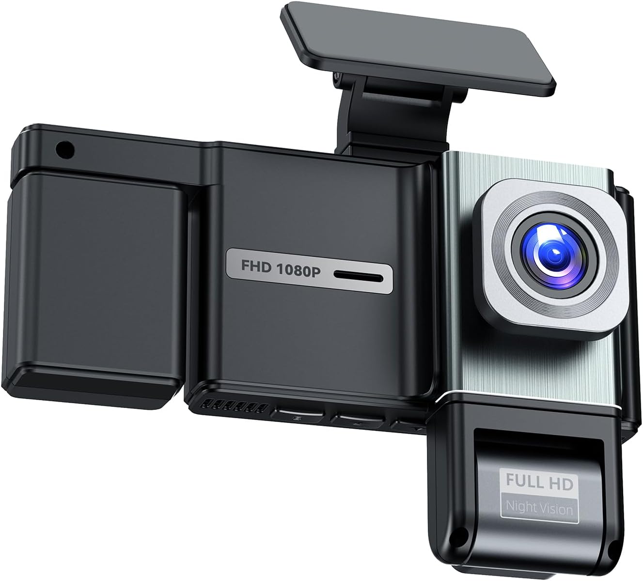 4-kanal 360°-wlan-dashcam Mit Infrarot-nachtsicht, Wdr, 24-stunden-parkmodus, Loop-aufnahme, G-sensor Und Ansichten Für Vorne, Hinten, Links Und Rechts Für Autos