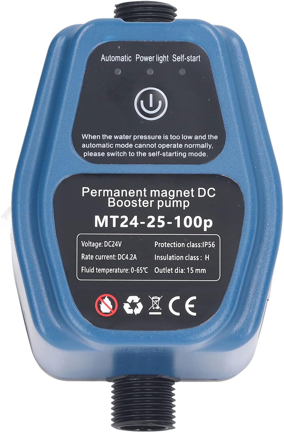 100w 24v Ip56 Wasserdruckpumpe, Intelligente Erkennung Für