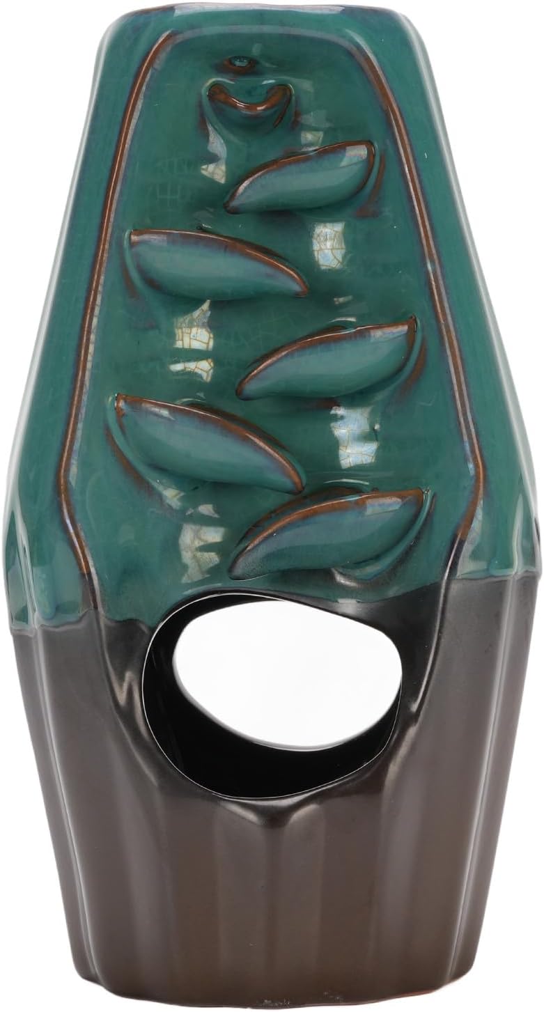 Cascade Rückfluss-räucherstäbchenhalter, Keramik-rückfluss-aromatherapie-räucherstäbchen Mit Handgefertigtem, Hitzebeständigem Design, Ideal Für Heimdekoration Und Meditation