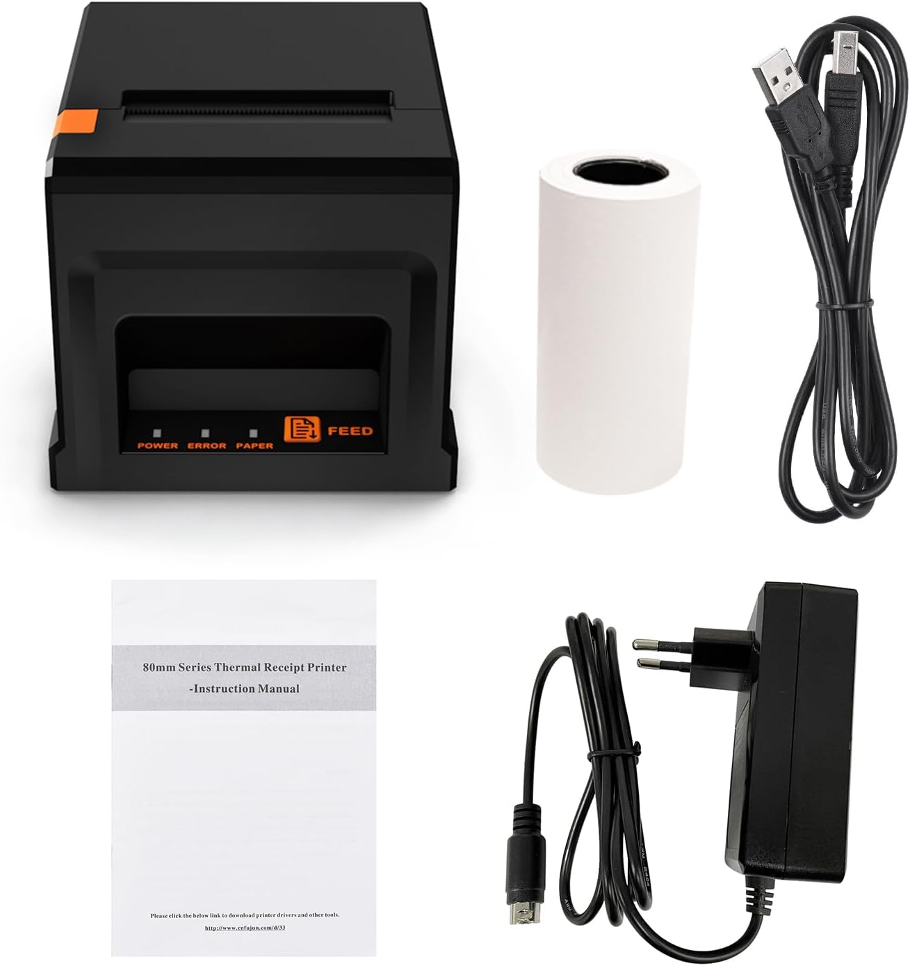 80-mm-usb-lan-thermobondrucker Mit Schneidevorrichtung
