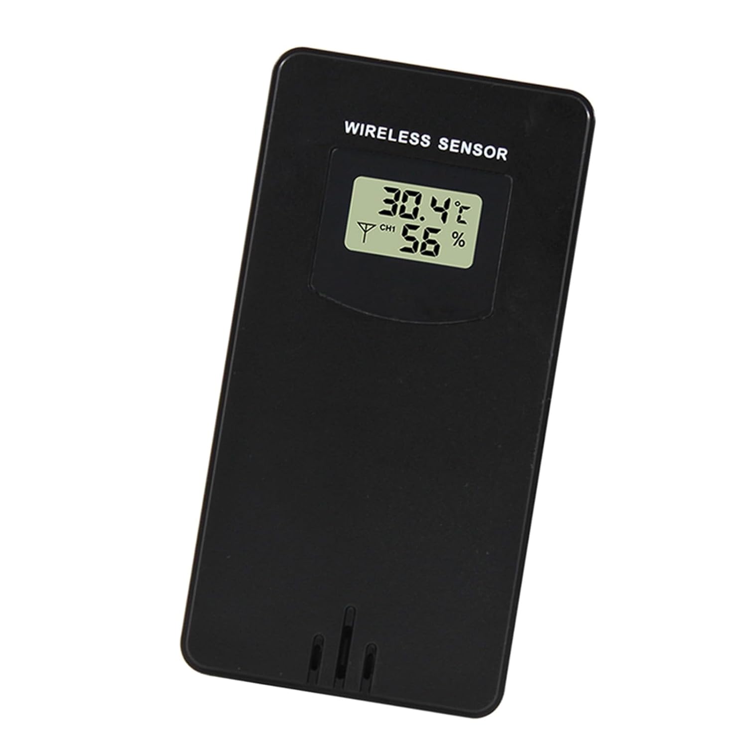 Digitales Thermometer Und Hygrometer, Sensor Für Innen- Und Außenwetterstationen, Weiß (schwarz)