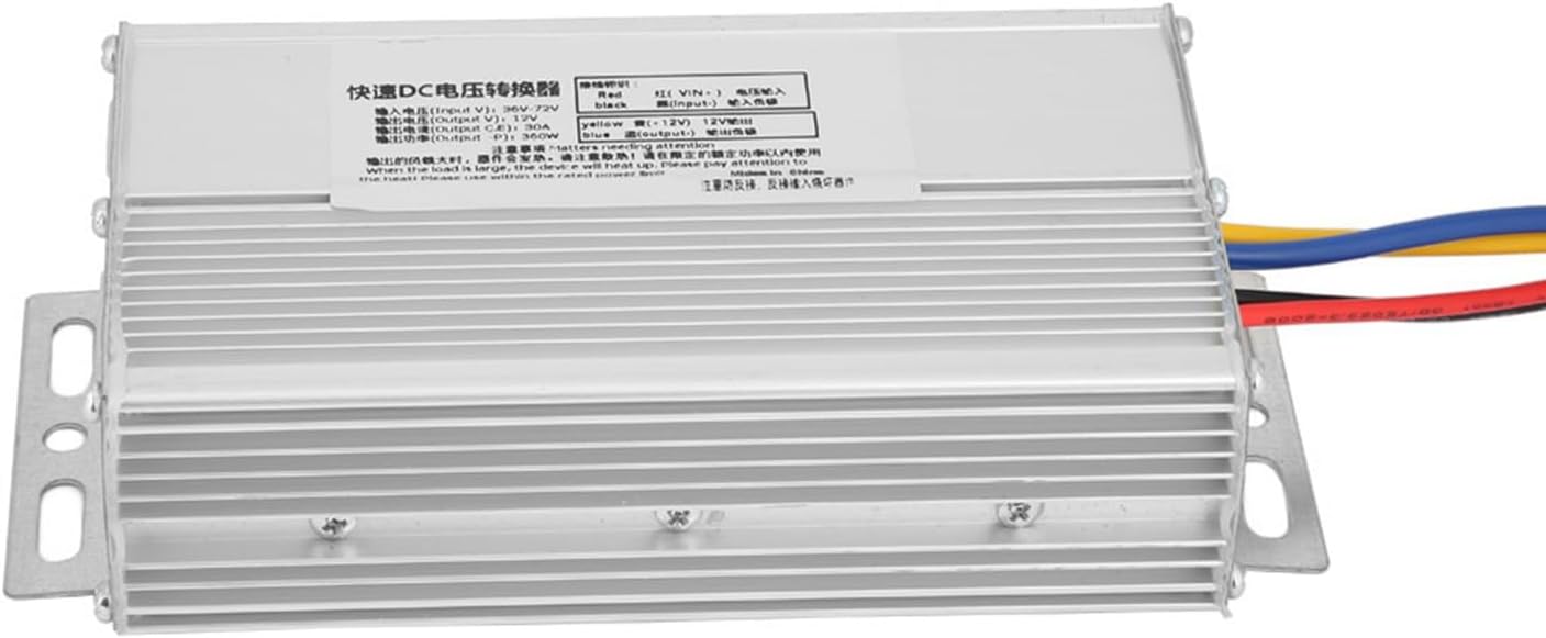 36–72 V Auf 12 V Gleichspannungswandler, 30 A 360 W Spannungswandler-adapter, Kompakte Bauweise Und Stabile Leistung, Einfache Bedienung, Für Industrielle Steuerungen, Vielfältige Anwendungen