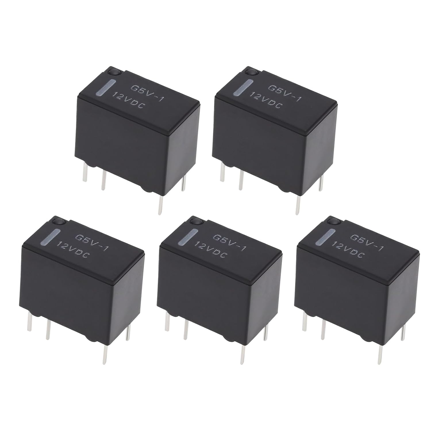 5 Stück G5v-1-dc12v Kleinsignal-pcb-relais 960 Ω Elektromagnetisches Leistungsrelais 6-polig Spdt-signalrelais Für Anwendungen Wie Industrielle Steuerung Und Hausautomation