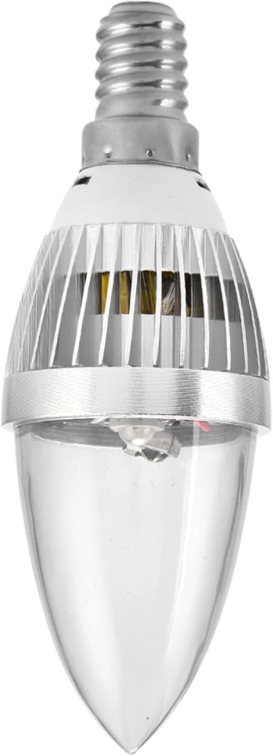 E12 Rgb Led-kerze, Farbwechselnde Glühbirne, 3 W, Mit