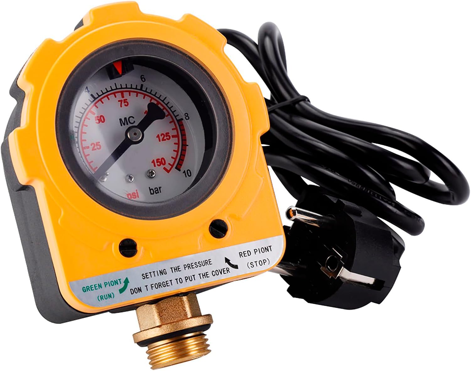 Druckschalter Für Wasserpumpe, Einstellbarer Start/stopp, 10 Bar
