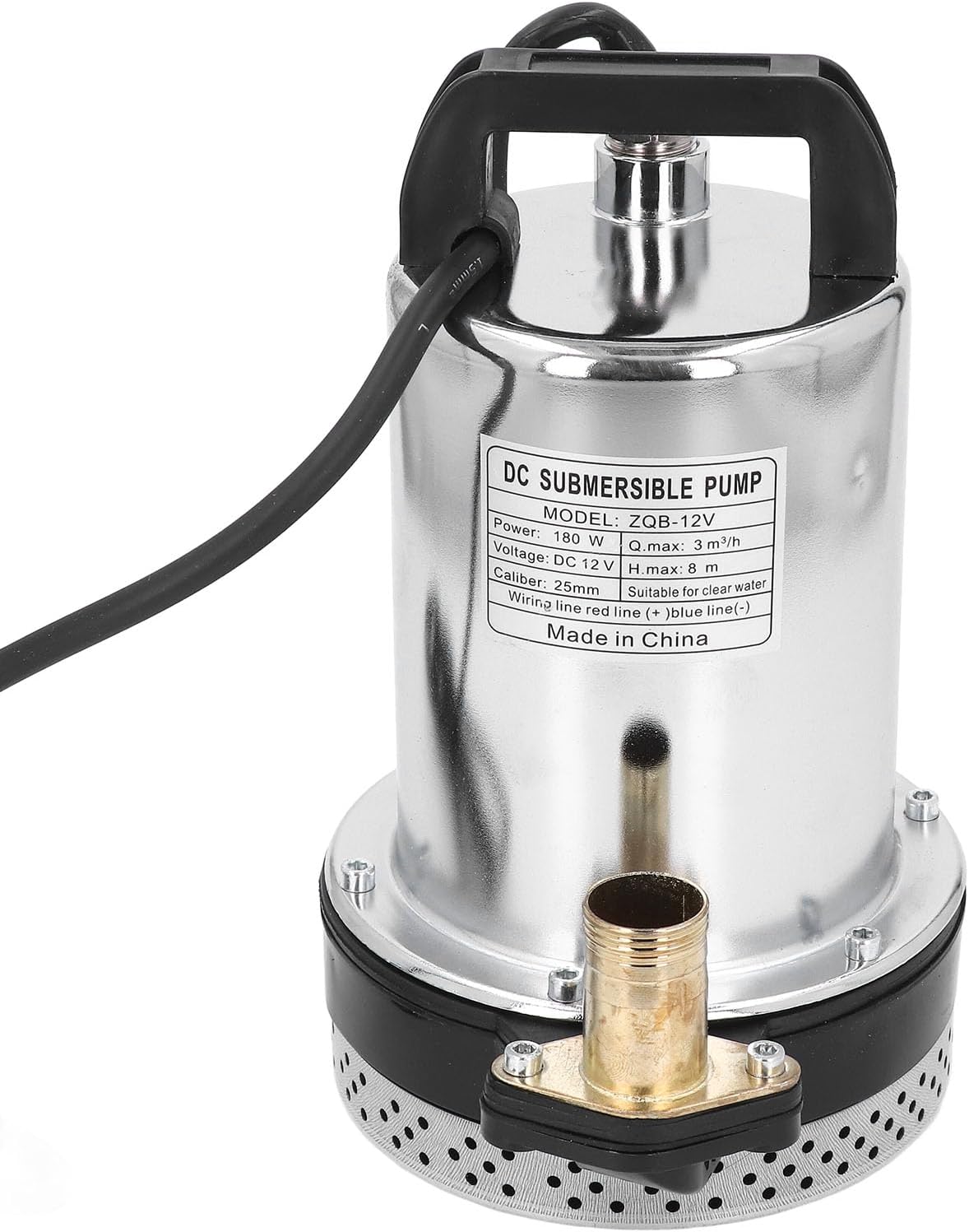 180-w-gleichstrom-tauchpumpe, 8 M Förderhöhe, 1-zoll-ausgang, Gehäuse