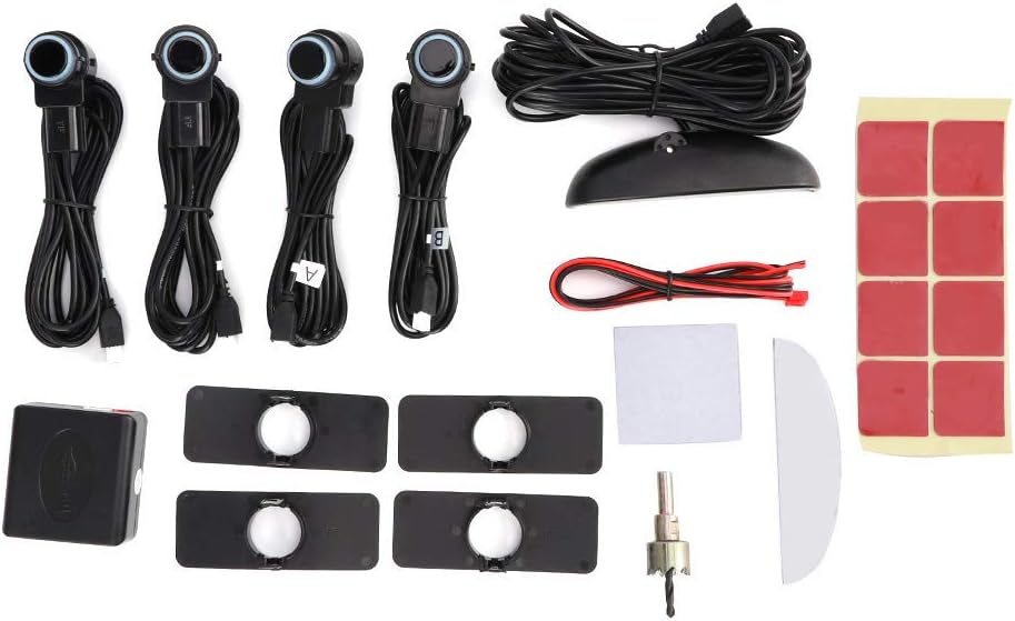 Intelligentes Einparkhilfe-set Mit 4 Sensoren Und Led-anzeige Zur Unterstützung Beim Rückwärtsfahren