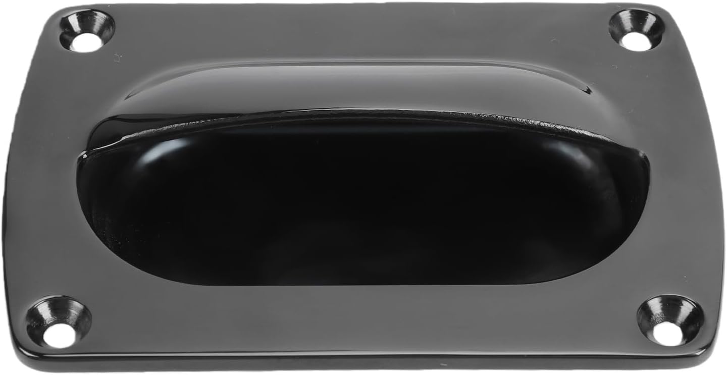 Lukengriff Aus Edelstahl 316 Für Bootsluken, Versenkter Griff Für Decksluken Mit Schwarzer Pvd-beschichtung, Ergonomisch Für Staufächer