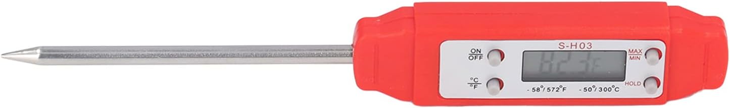 Selbstkalibrierendes Digitales Lebensmittelthermometer Im Stiftformat Mit Hochpräziser Sonde Zur Herstellung Von Süßigkeiten, Zum Frittieren Von Flüssigkeiten Und Zum Kochen Von Fleisch