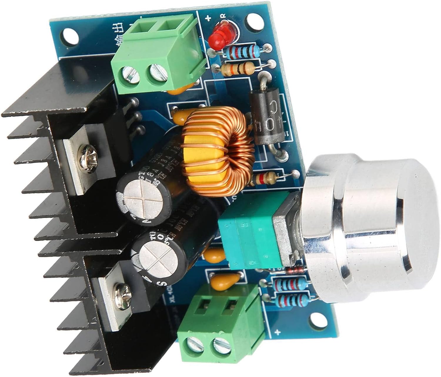 8a Dc4-40v Auf Dc1,25-36v Spannungsreglermodul Mit Pwm, Xl4016 + Mbr200, Hohe Effizienz Für Entwicklung, Studentenexperimente Und Produktion