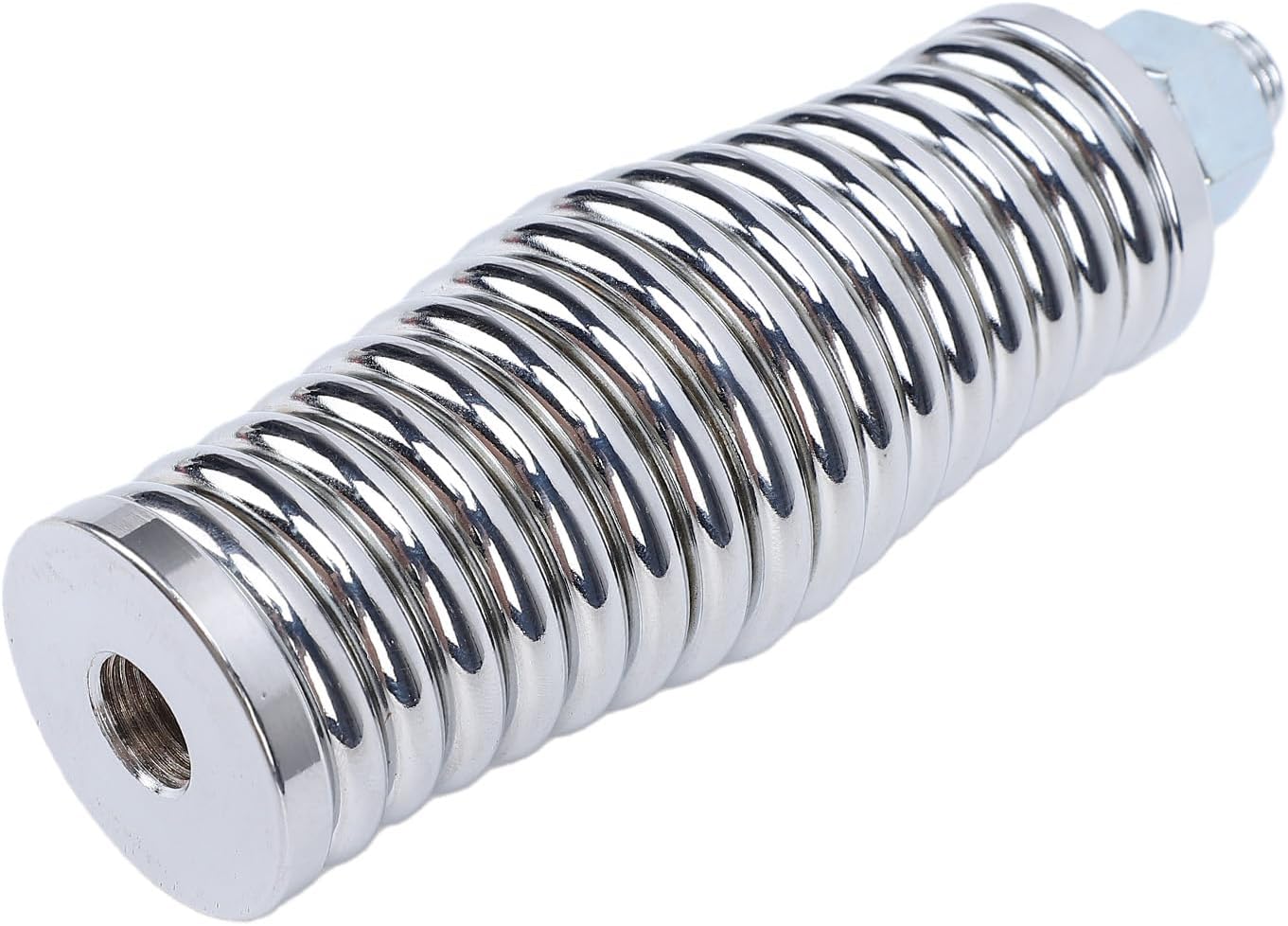 Cb-funkantennenfeder, Verchromte Edelstahlfeder Mit 3/8-24-gewinde, 7,6 Cm (3 Zoll) Mit 1,5 M (5 Fuß) Antennenhalterung Für Geländefahrzeuge (atv, Utv).