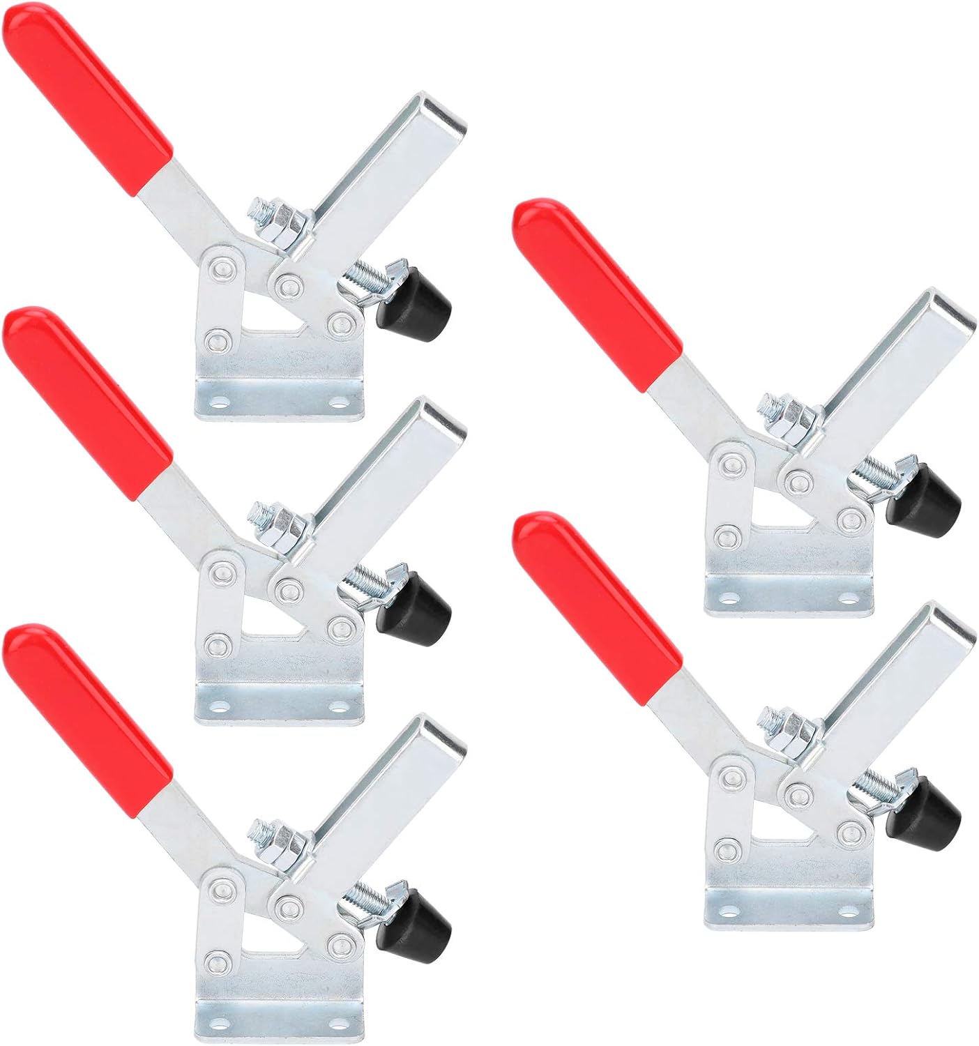 Set Mit 5 Schnellverschluss-schlauchschellen, 182 Kg Klemmkraft