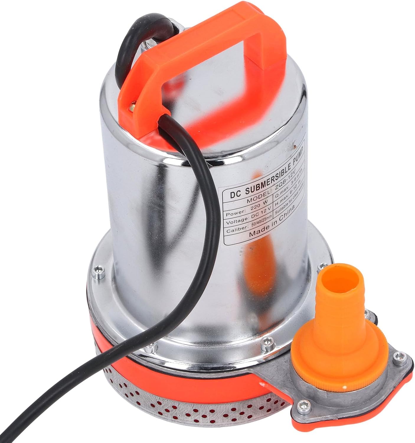220-w-tauchpumpe, Hochleistungswasserpumpe 12 V Gleichstrom Mit 3