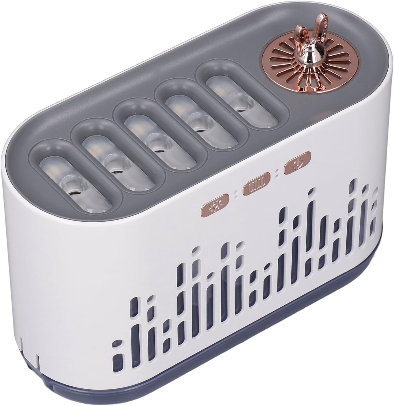 Aroma-diffusor, 700 Ml, Luftbefeuchter Mit Rgb-flammeneffekt, Musikrhythmuserkennung Und 7-farbiger Beleuchtung, Automatische Abschaltung, Ideal Für...