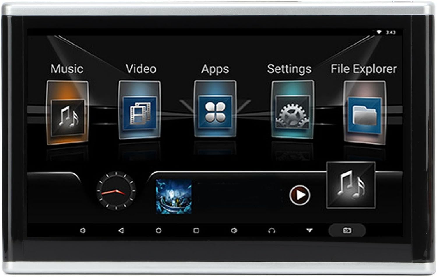 10,1-zoll-ips-touchscreen-monitor (1024 X 600 Pixel) Mit Kopfstütze