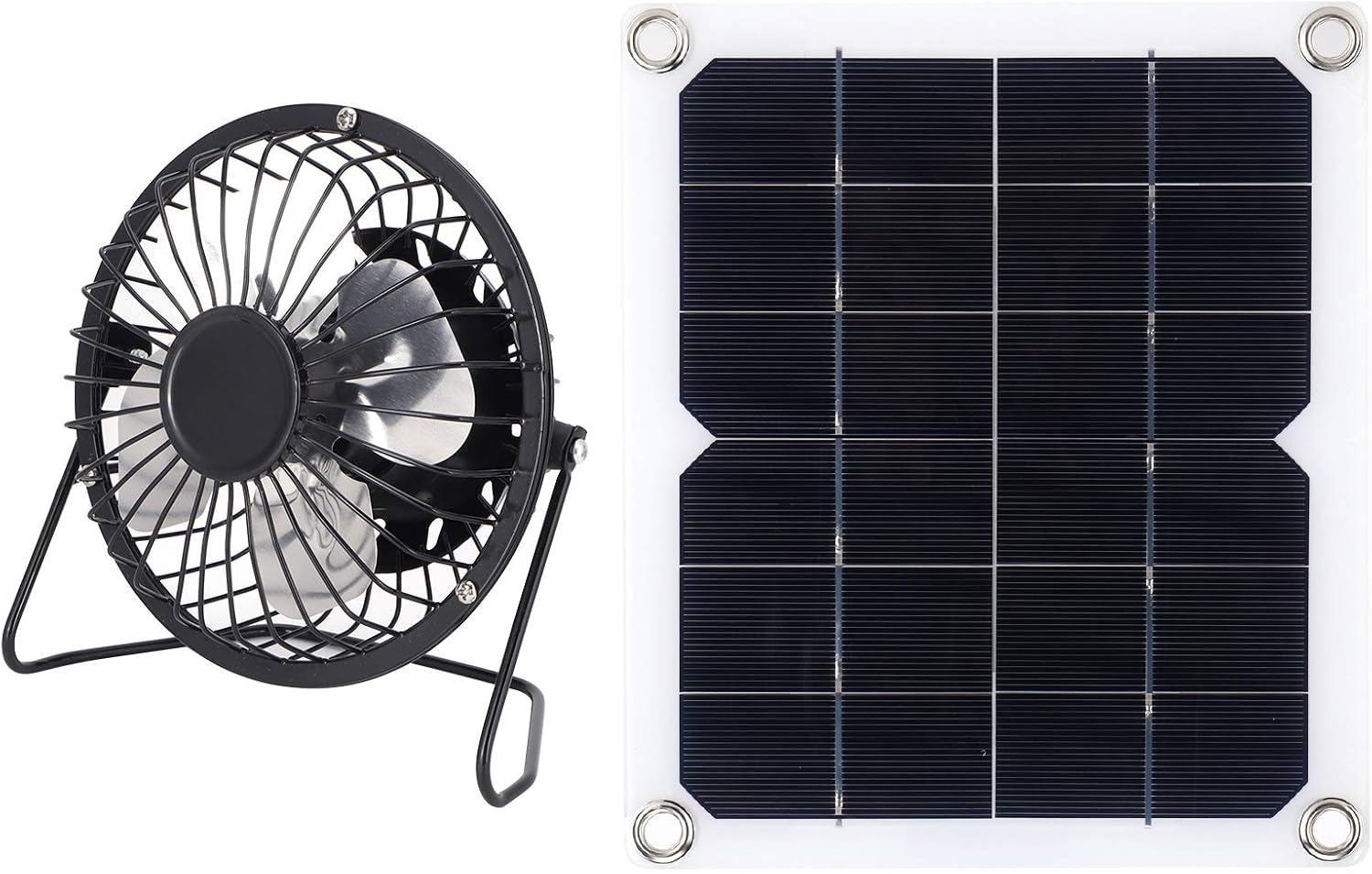 10-w-monokristallines Solarpanel Mit Lüfter Für Autobatterie, Wohnmobil, Hundehütte