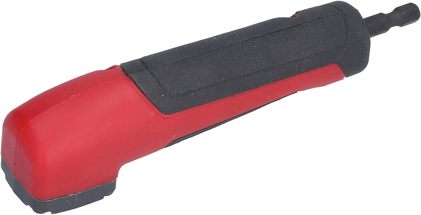 Winkelbohradapter Aus Edelstahl, 6,35 Mm Schaft, Rechtwinkliger Aufsatz, Elektrischer Schraubendreher, Drehwerkzeug Mit Ergonomischem Griff Für Dekorationszwecke