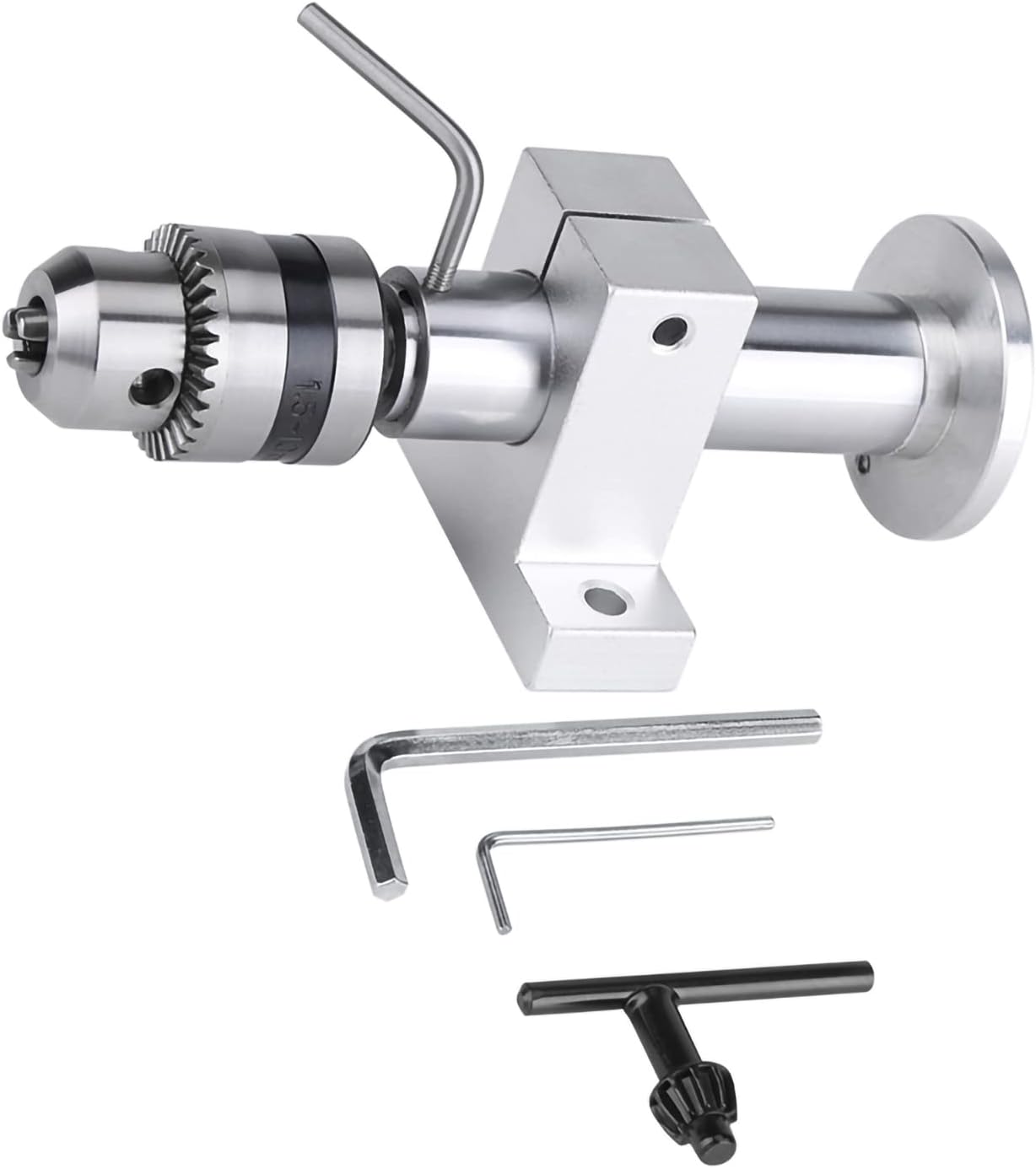 Präzisions-drehspitze Mit Schraubenschlüssel Für Mini-drehmaschinen, Heimwerkerprojekte, Holzbearbeitung, Kompaktes Mini-drehmaschinen-ersatzteilset, Verstellbare Spitzenhöhe 35 Mm, Gefertigt Aus Gehä